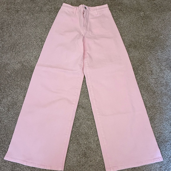 Universal Thread Light Pink Wide-Leg Pants - Picture 1 of 5